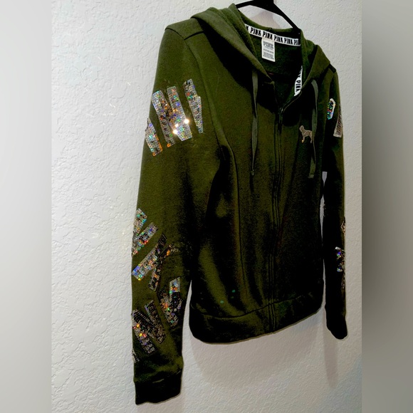 PINK Bling Zip Up Jacket-NWOT - Picture 3 of 5